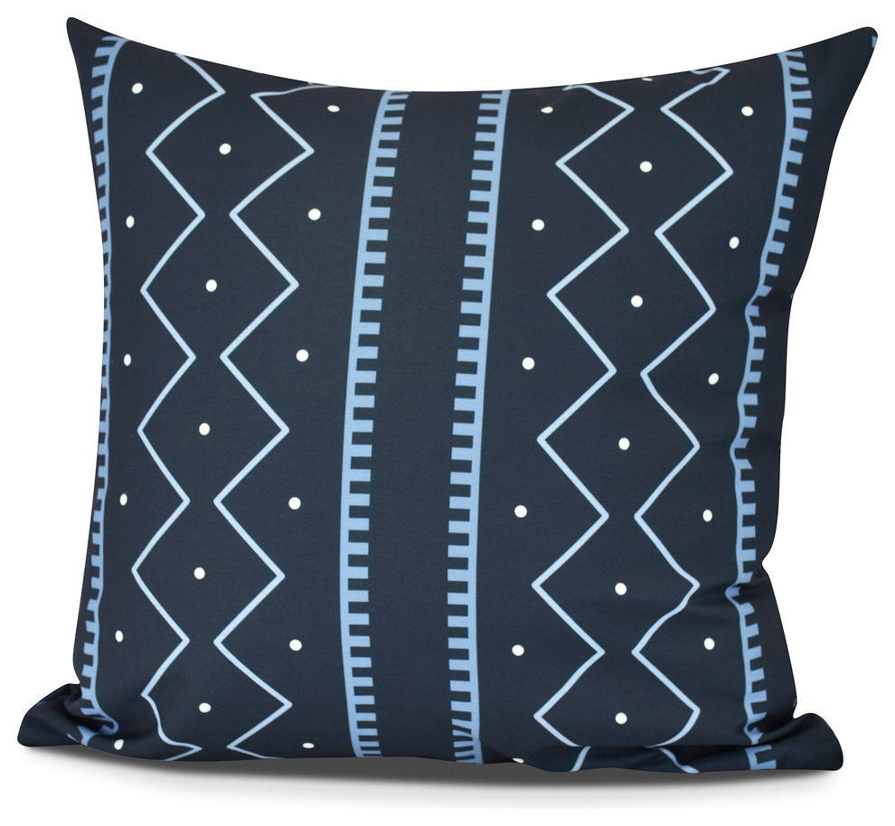 E by design Woven Tiki Geometric Print Pillow 16 x 16 Green E by design Woven Tiki Geometric Print Pillow 16 x 16 Green