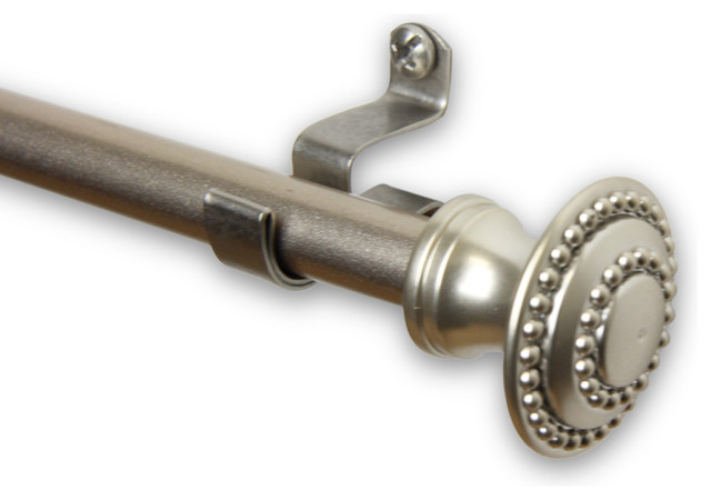Amulet 7 16 Cafe Curtain Rod Traditional Curtain Rods By