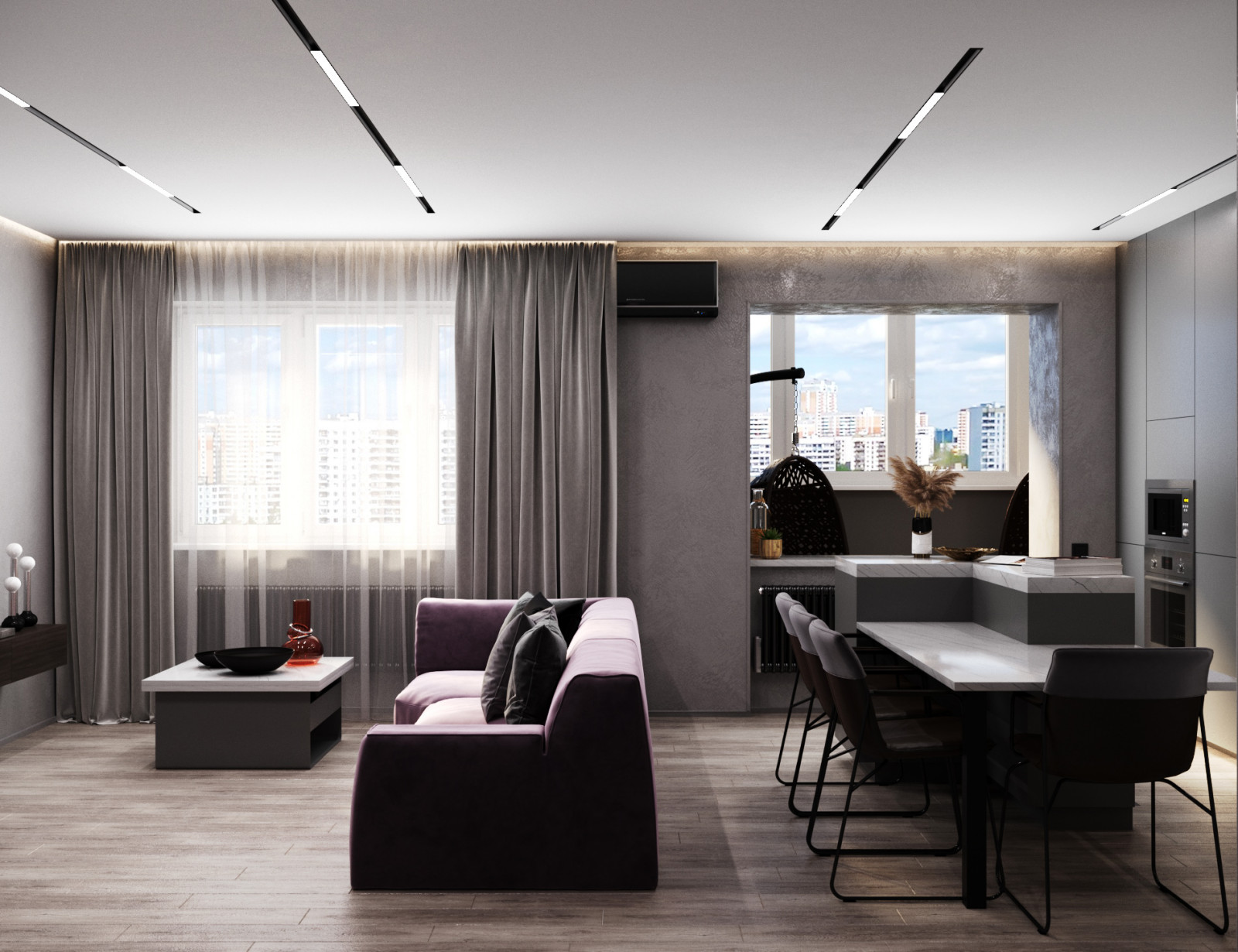 Кухня-гостиная