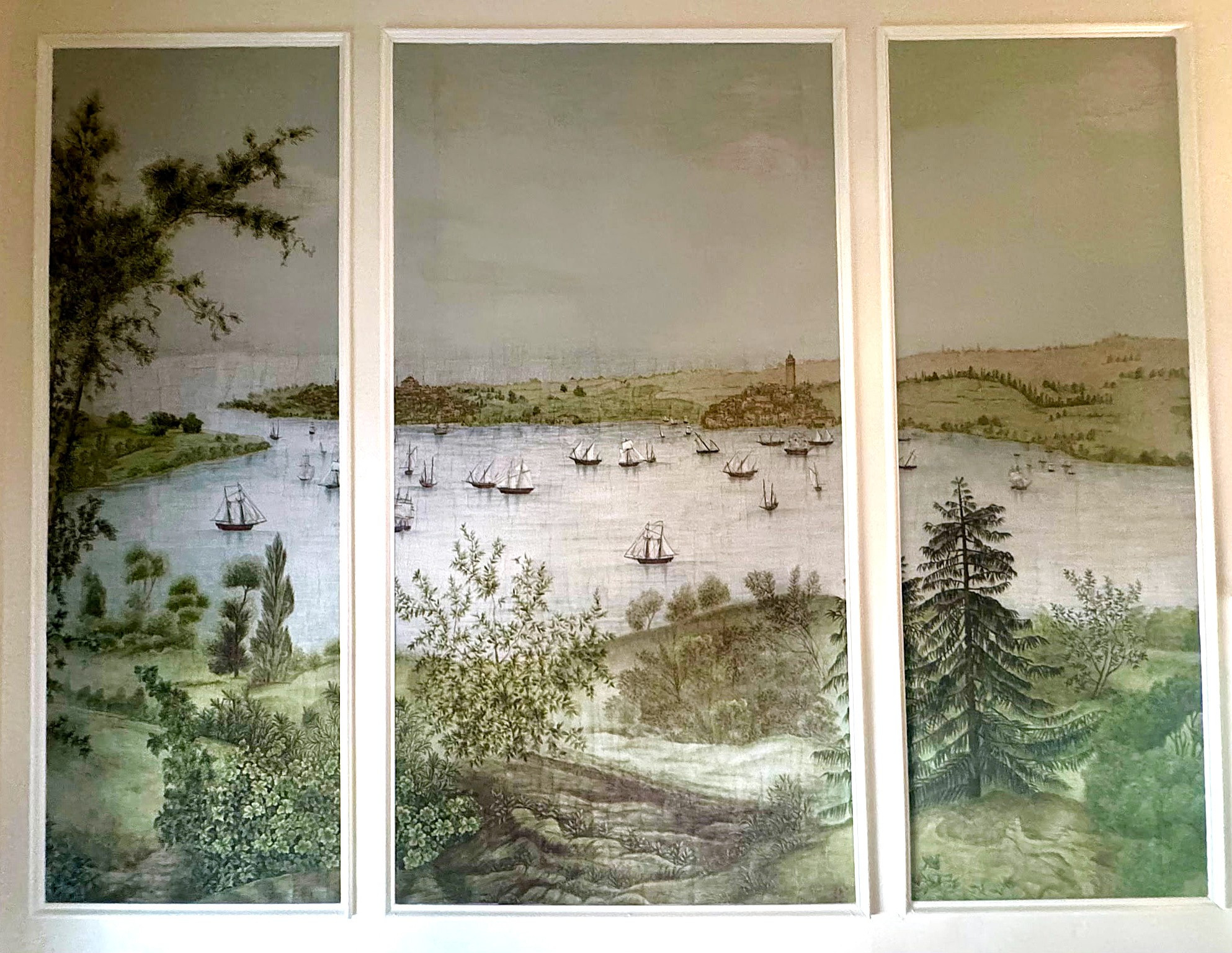 Nantucket style home -  Framed mural