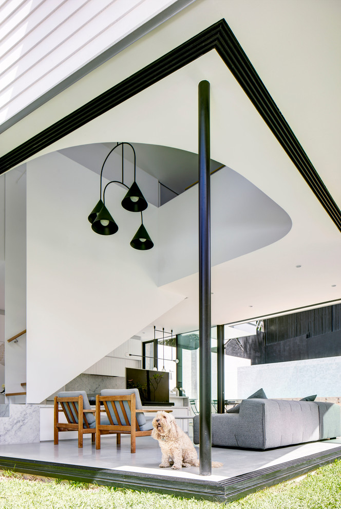 This is an example of a contemporary home in Sydney.