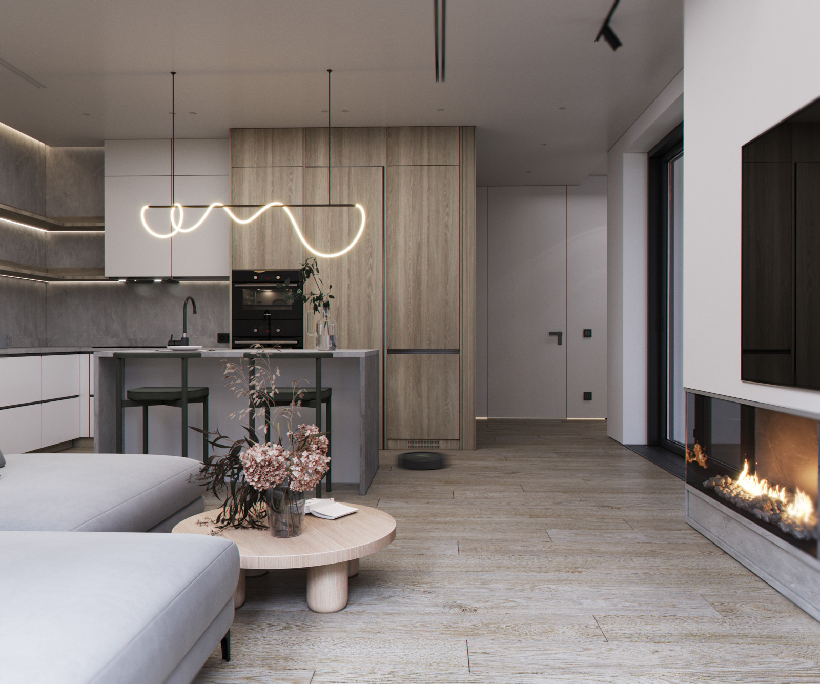 Кухня-гостиная