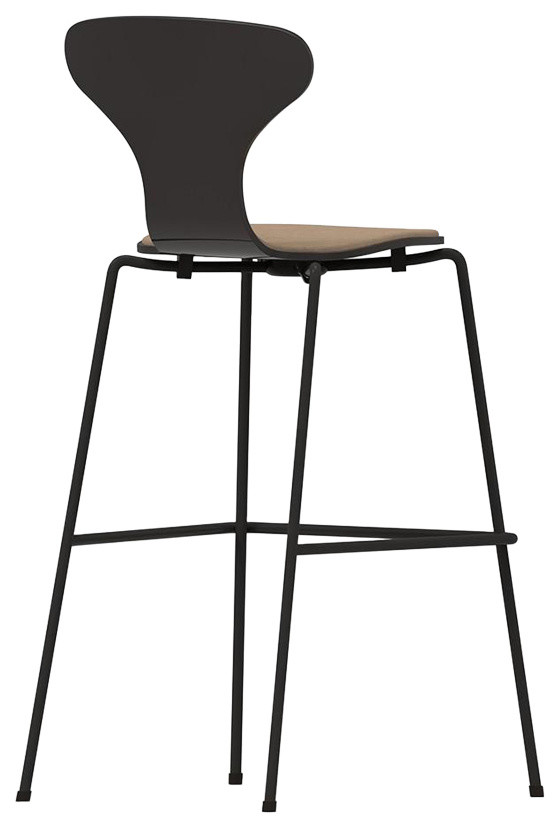 Hi Camel Brown Leather Bar Stool Contemporary Bar Stools and