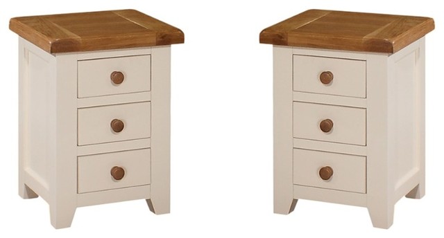 Julia 3 Drawer Bedside Table Country Nightstands And Julia 3 Drawer Bedside Table Country Nightstands And Tables By Elegantoak Co Uk