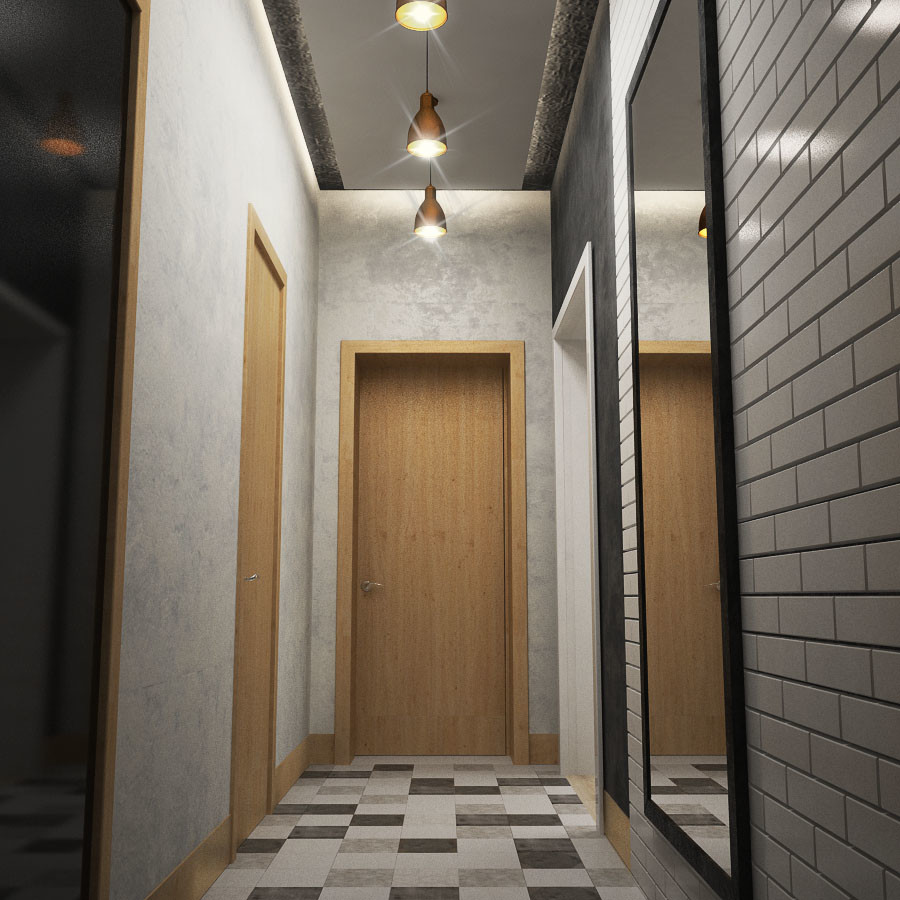 Дом в стиле лофт, хай-тек