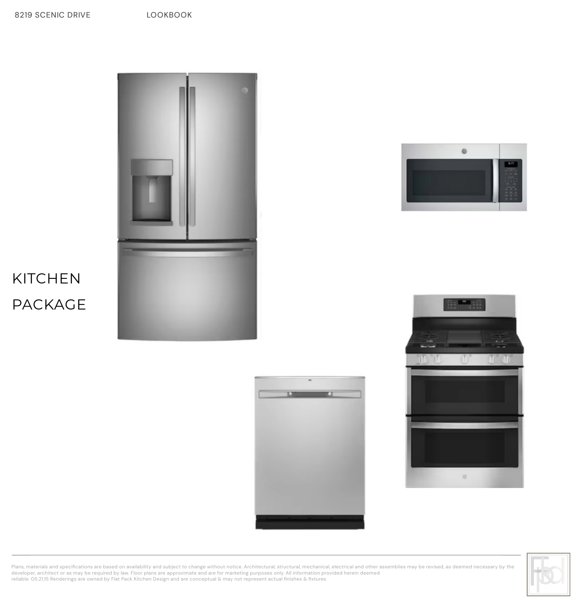 Look Book | Rendering | Kitchen Appliance Package