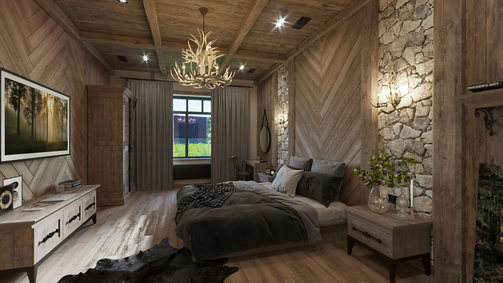 Летняя кухня в комплексе жилых построек