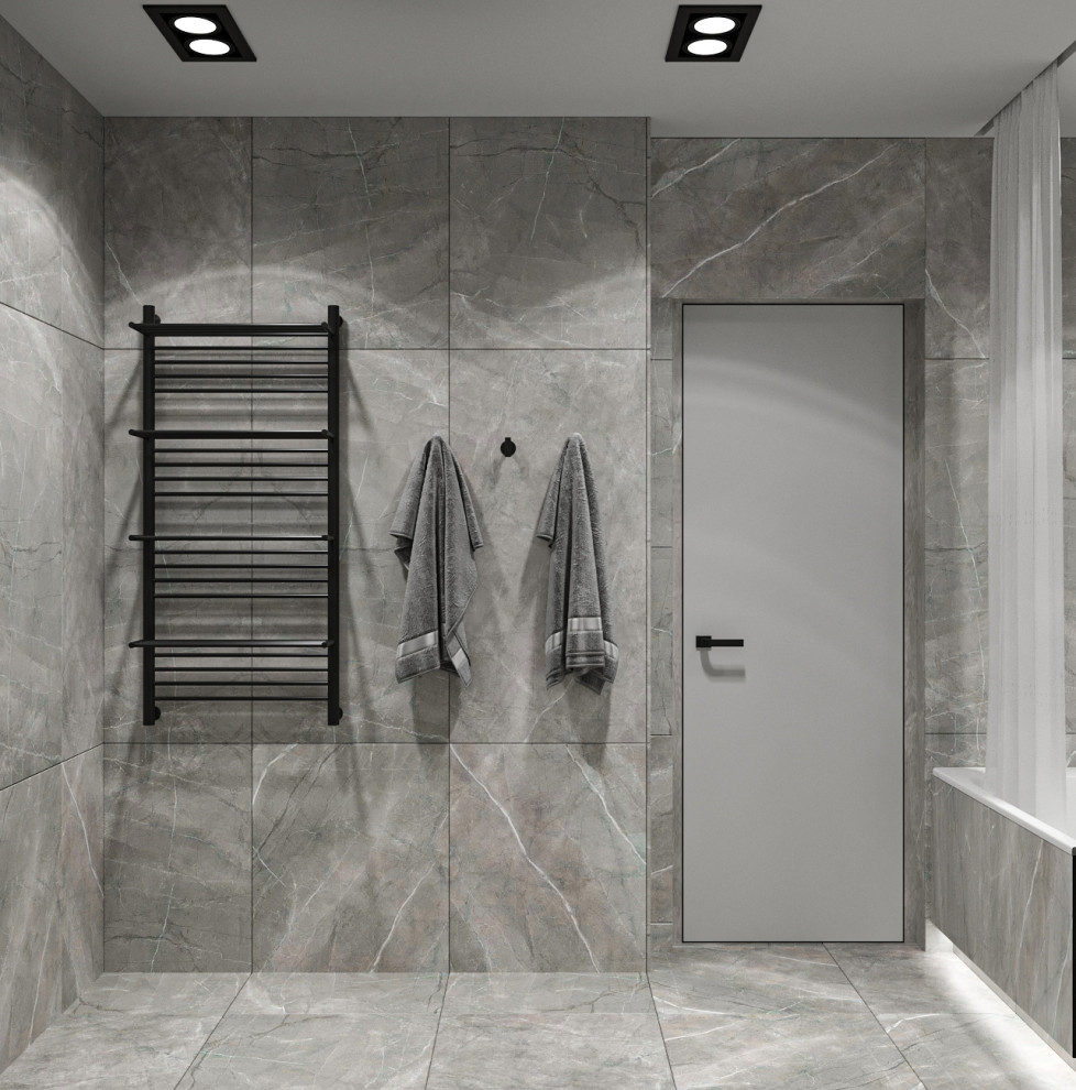 Минималистичная квартира с перетекающими гармоничными пространствами.