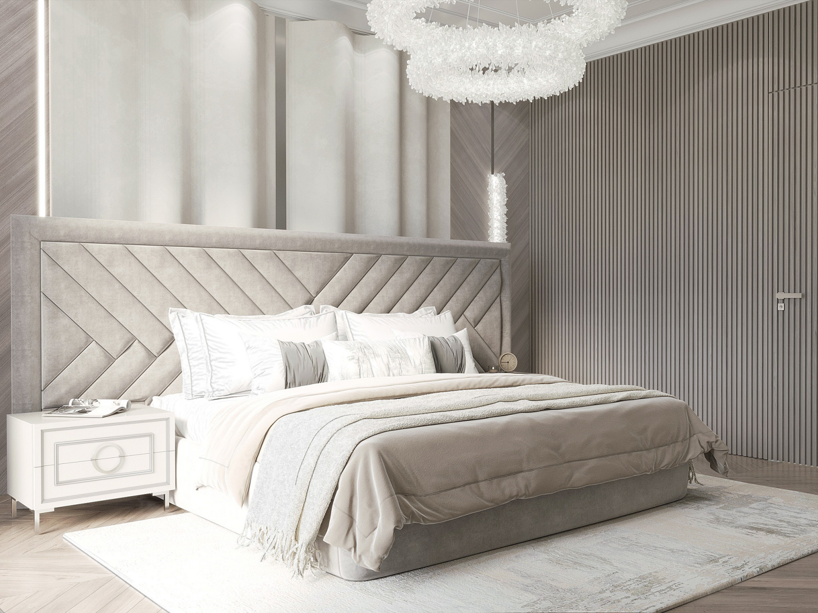 Галерея Чижова апартаменты 104 м2 спальня