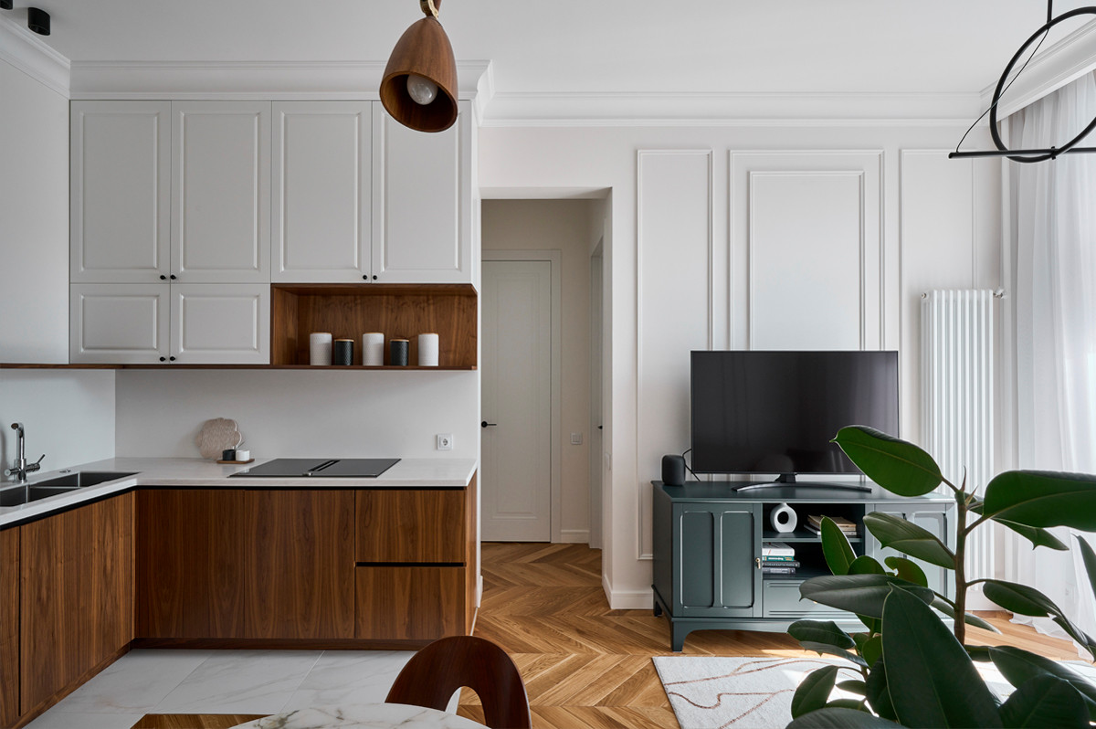 Дизайн  квартиры в стиле Mid-century