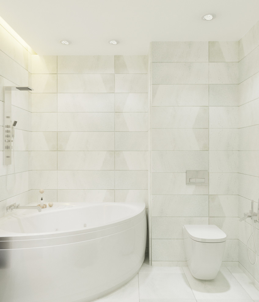 Ванная "Таинственный лес" 3-хкомнатная квартира для современной девушки