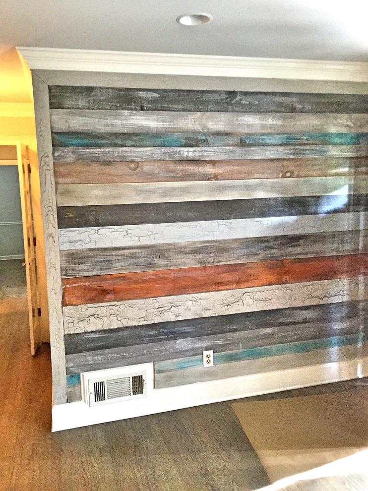 Inspiration for a small rustic foyer remodel in Atlanta
