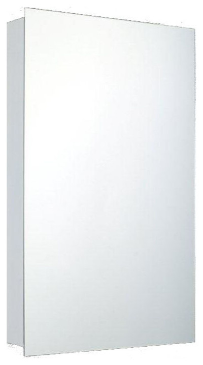 Residential Series Medicine Cabinet, 16"x26", Polished Edge, Surface Mounted