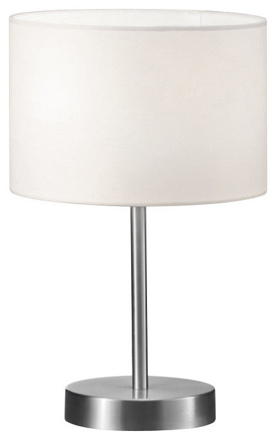 Grannus Table Lamp with White Shade, 8"