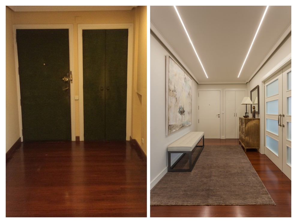 EL ANTES Y EL DESPUES DE UN PISO DE LOS AÑOS 70