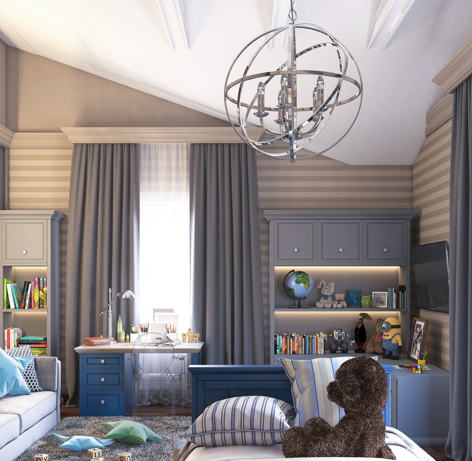 Визуализация детских комнат