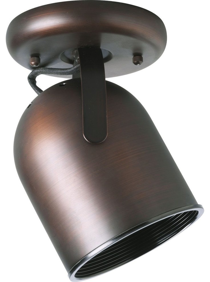 1 Light Multi Directional Roundback Wall Ceiling Fixture Urban Bronze