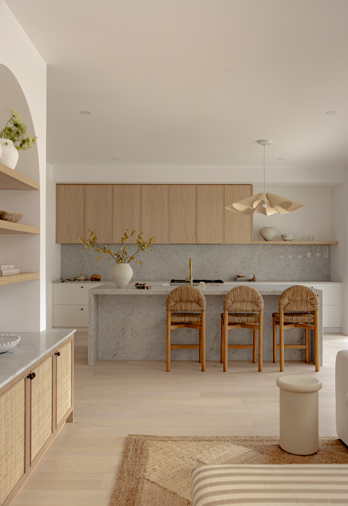 Beach style kitchen in Sydney.