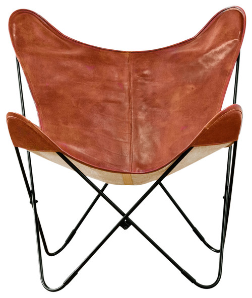 Palermo Chair, Black and Cognac