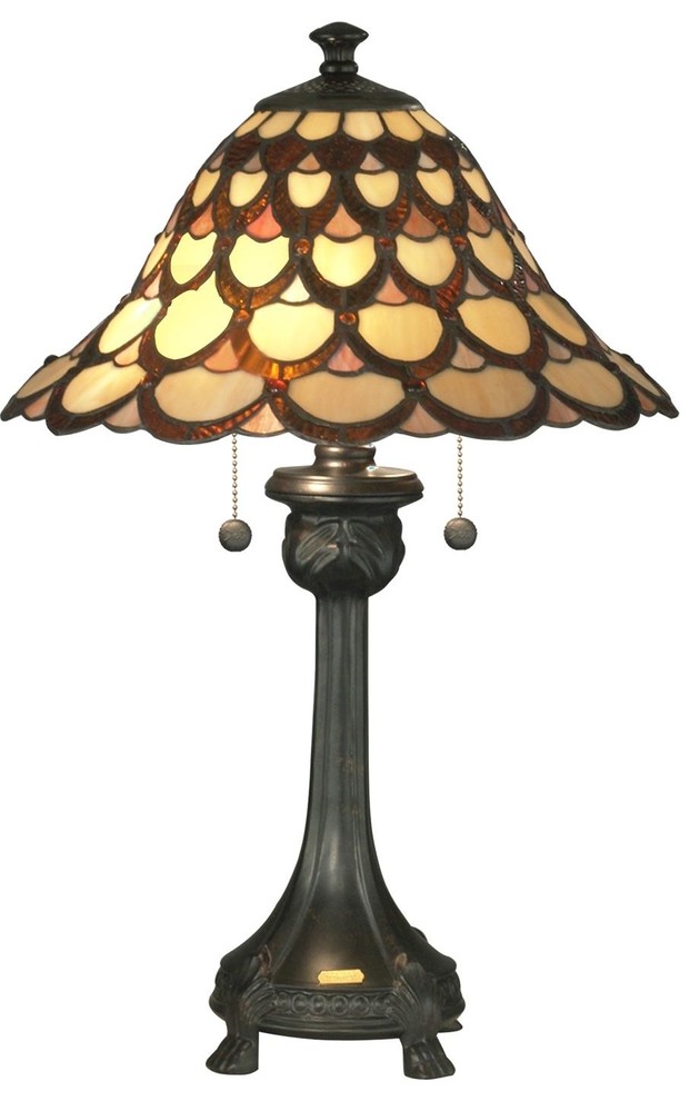 Table Lamp, Dale Tiffany Reproduction Victorian Table Lamps by