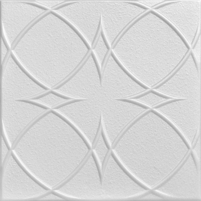 Circles and Stars, Styrofoam Ceiling Tile, 20