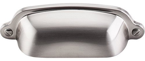 Top Knobs  -  Cup Pull 2 9/16" (c-c) - Brushed Satin Nickel