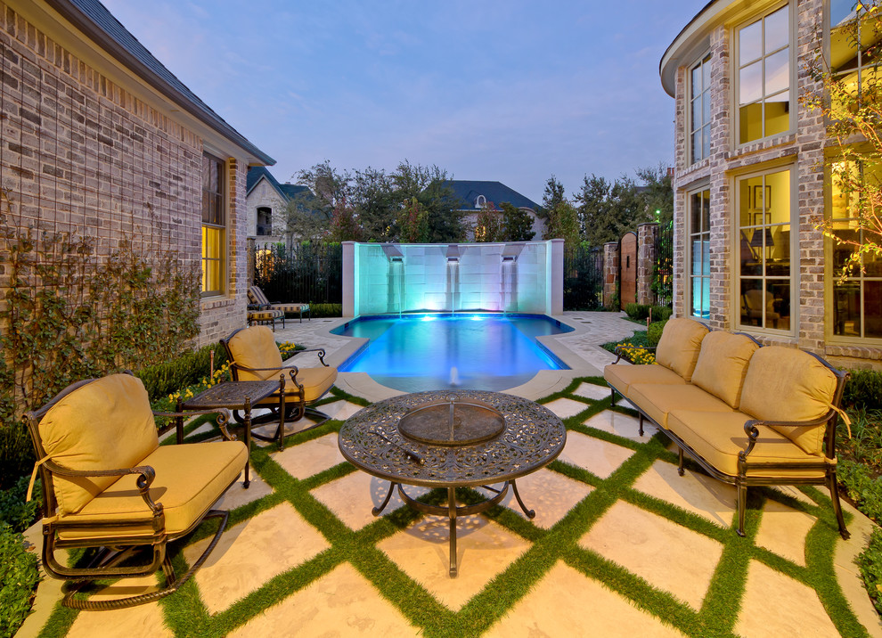 Eclectic pool in Dallas.
