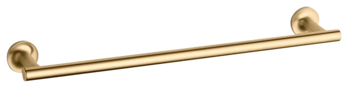 Kohler K-14435 Purist 18" Towel Bar - Vibrant Moderne Brushed Gold