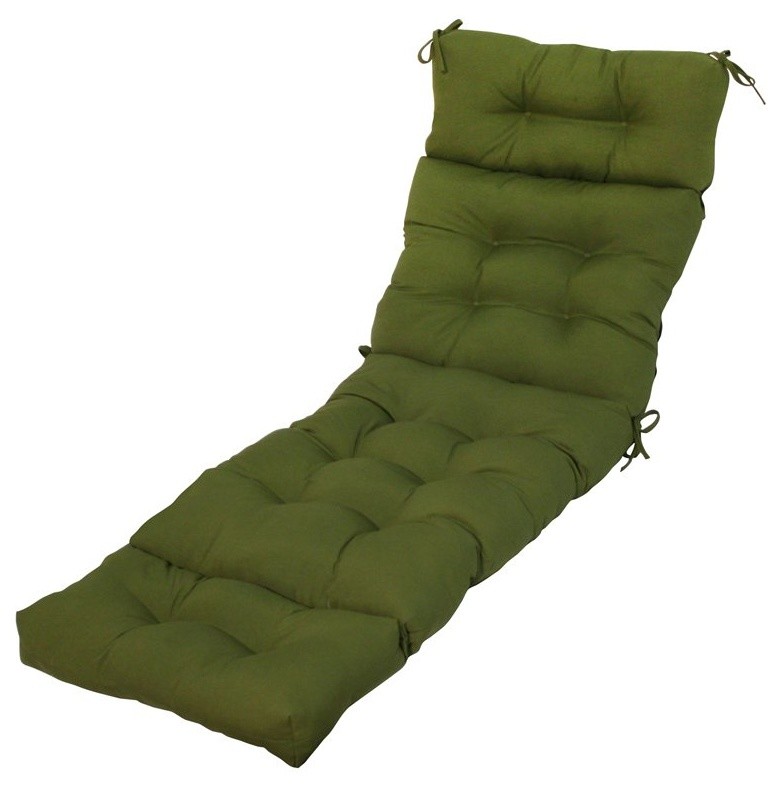 Greendale Home Fashions 72 x 22 in. Outdoor Chaise Lounge Cushion - OC4804-KIWI