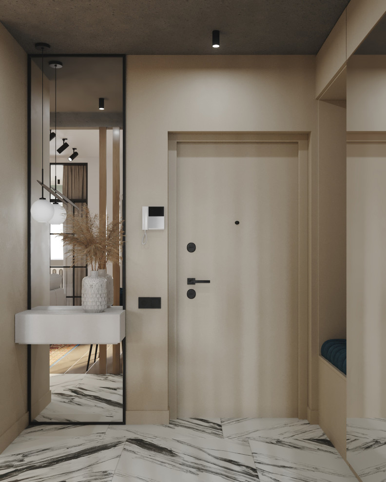 Квартира в ЖК Резиденции Архитекторов для молодой пары с двумя котами, 63 кв.м.