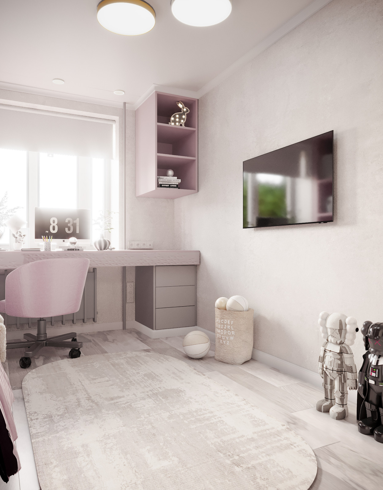 Квартира в классическом стиле для семьи с детками