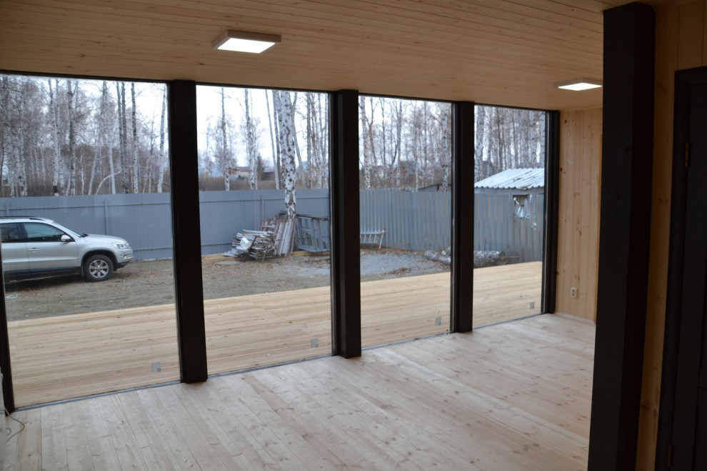 Дом с панорамным остеклением