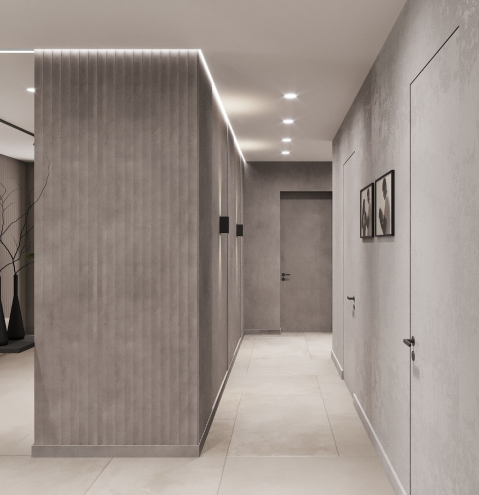 Загородный интерьер -гостиная, холл