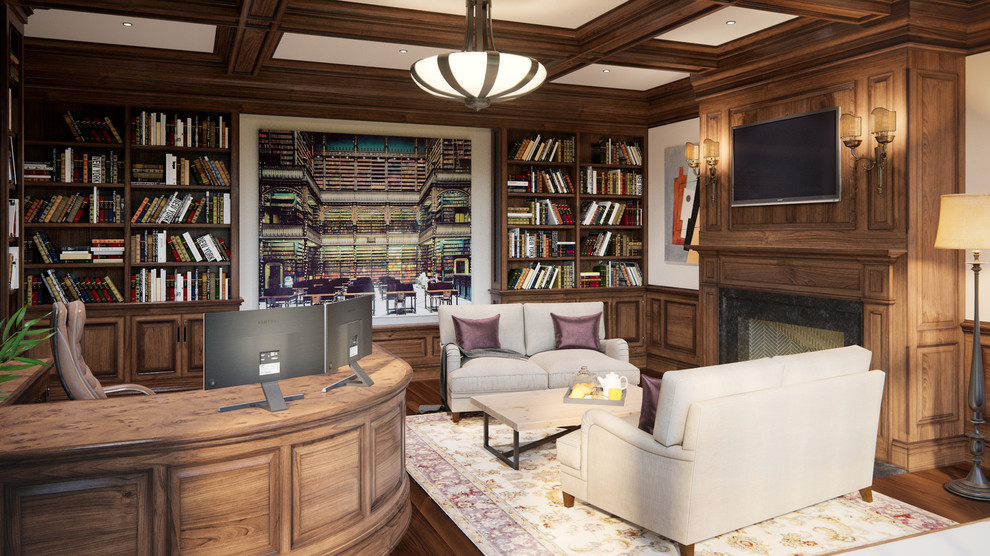 Gambrel style house, Greenwich, CT, US.