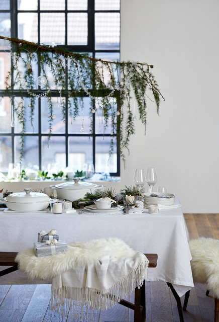 Winter's Table contemporary-dining-room