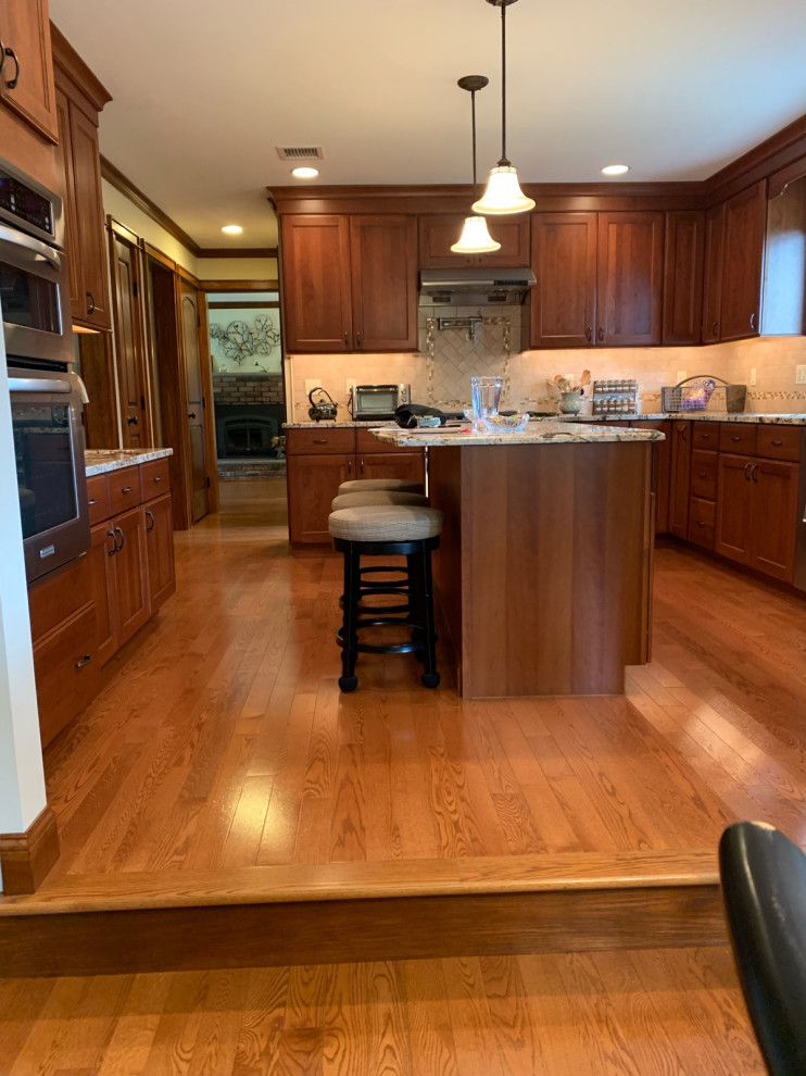 White Kitchen & Wood Trim