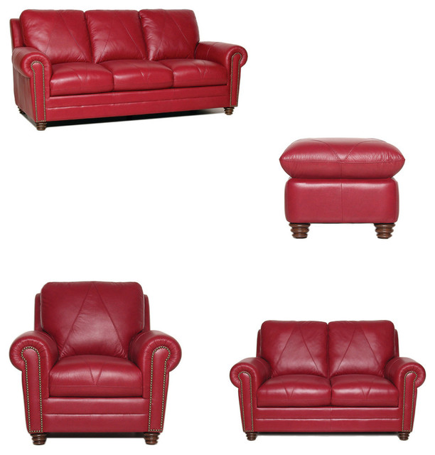 Italian Leather Living Room Furniture