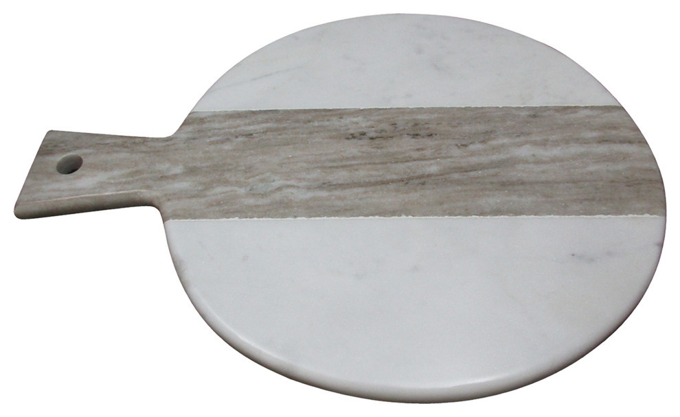 Merritt Walnut Wood Melamine Cheese Board with Handle