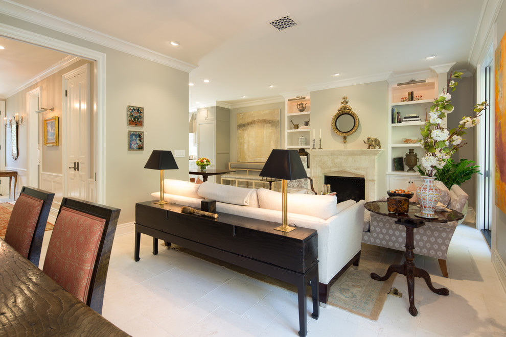 Elegant Townhome in Pasadena - Traditional - Living Room - Los Angeles ...