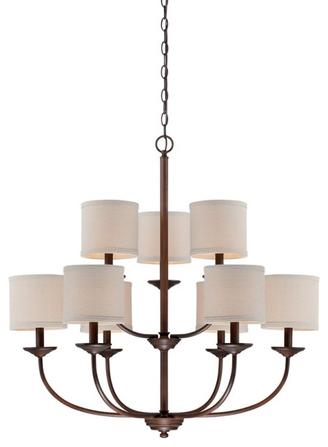 Millennium Lighting Jackson Chandelier Light, Rubbed Bronze, 3119-RBZ