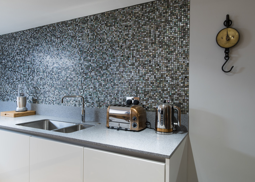 Inspiration for a contemporary kitchen in Kent.