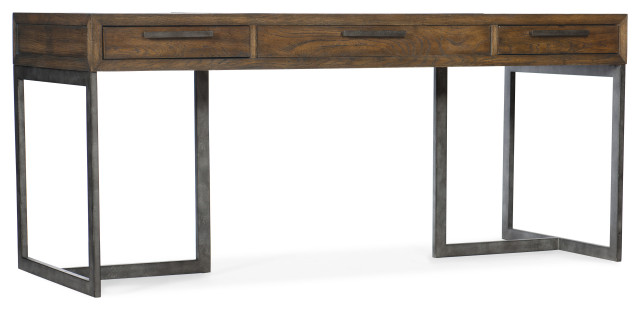 Astley Chevron Writing Desk Industrial Desks And Hutches By
