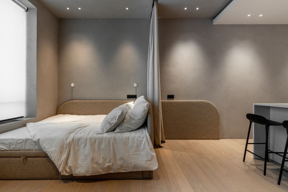 Дизайн проект квартиры под Арт-бетон / Микроцемент