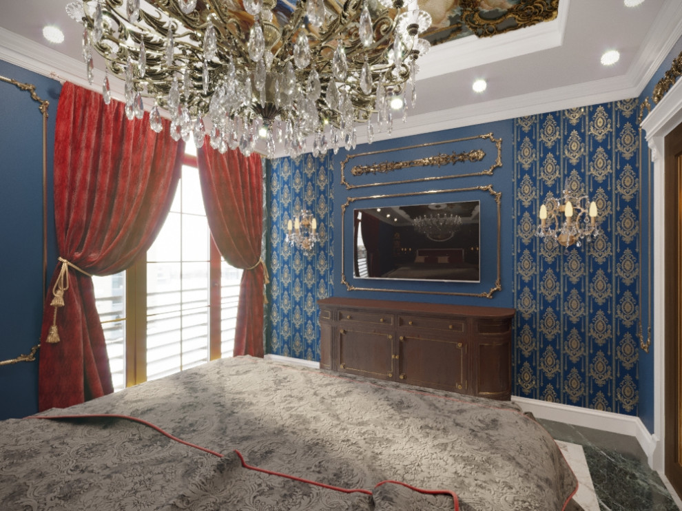 Дворцовый интерьер в загородных апартаментах