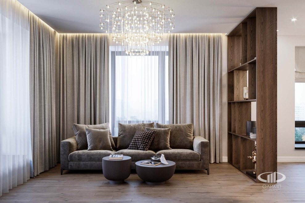 Дизайн интерьера 3-комнатной квартиры в ЖК Новочеремушкинская, 17