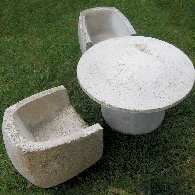 Zachary A. Design Lightweight Fiberglass Outdoor Furniture Modern