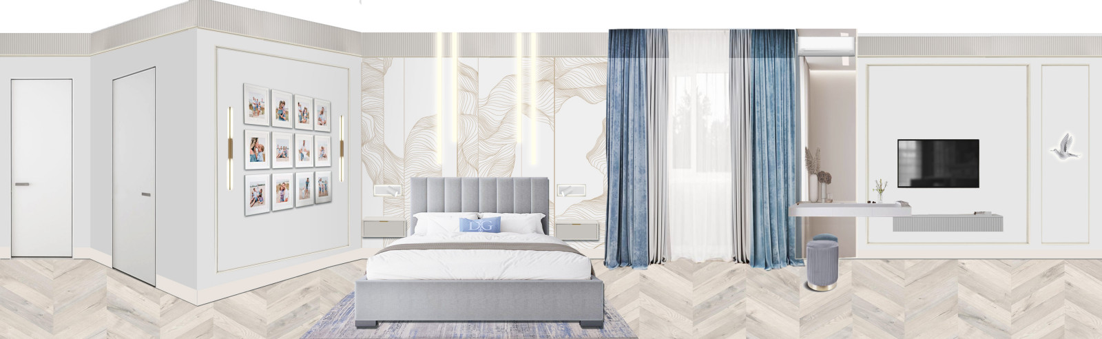 Спальня для семейной пары