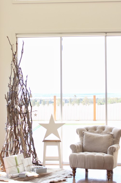 自然素材を使ったおしゃれなクリスマスの手作りインテリア | Houzz