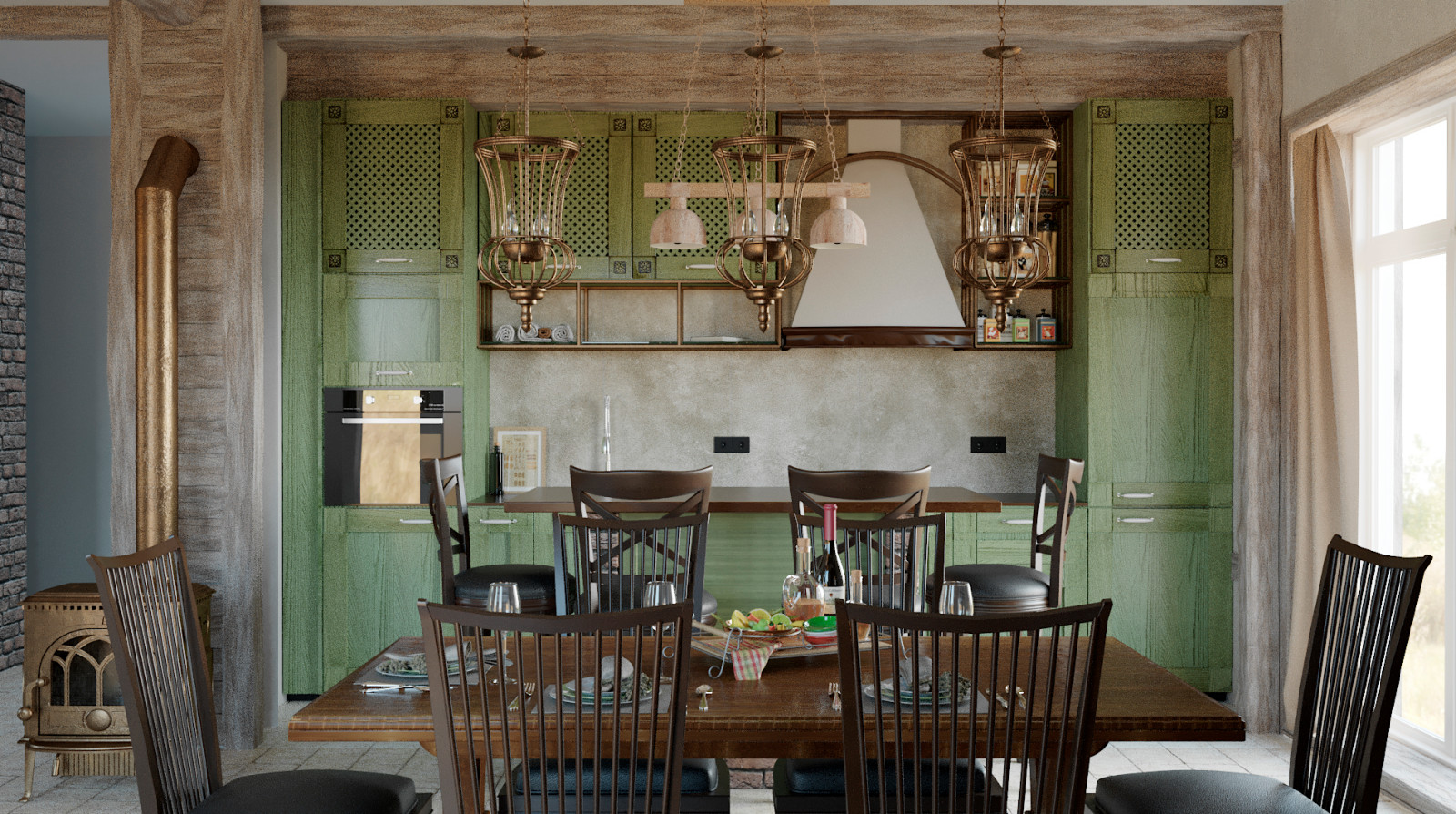 Частный жилой дом. Первый этаж