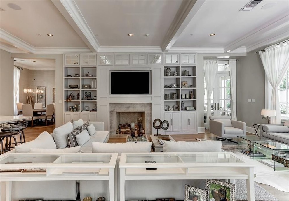 This is an example of a living room in Houston.